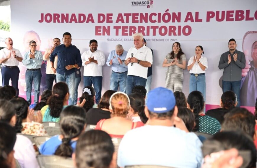 Llegan a Nacajuca más buenas noticias del Gobierno del Pueblo