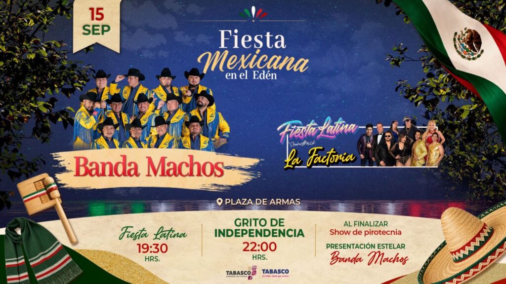 Fiesta Mexicana en el Edén con actividades artísticas, culturales y un desfile de más de 2 mil estudiantes