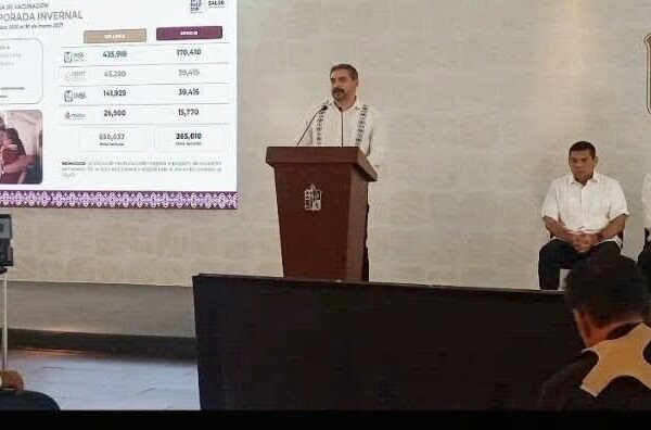Anuncian campaña invernalde vacunación en Tabasco