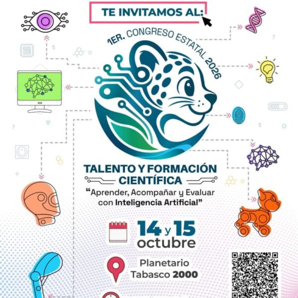 CCYTET realizará el Congreso Estatal de Talento y Formación Científica: “Aprender, Acompañar y Evaluar con Inteligencia Artificial”