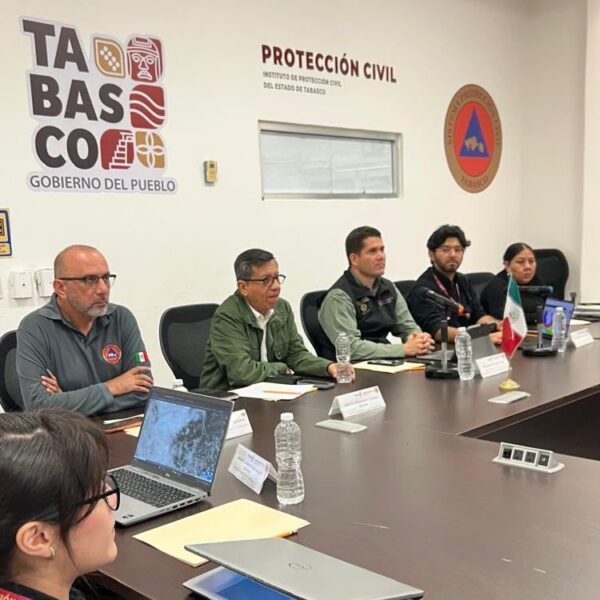 Tabasco fortalece la coordinación preventiva ante los efectos del Frente Frío 2