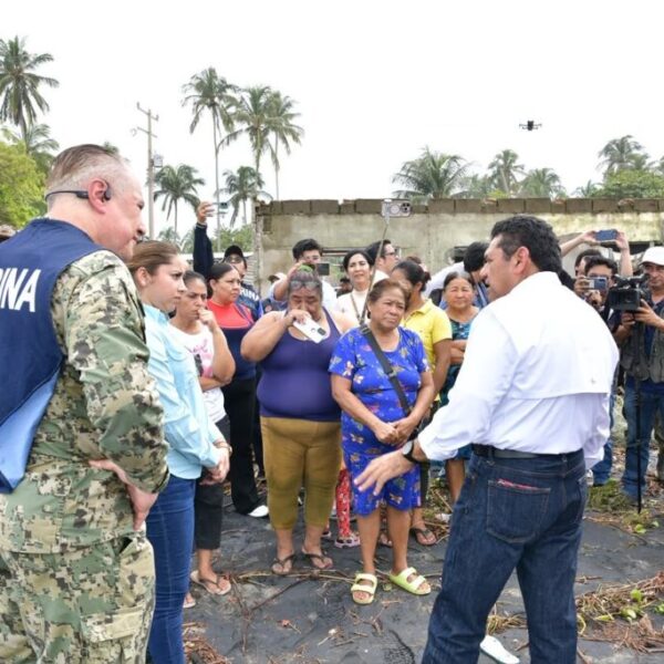 “No están solos”, dice Javier May a afectados