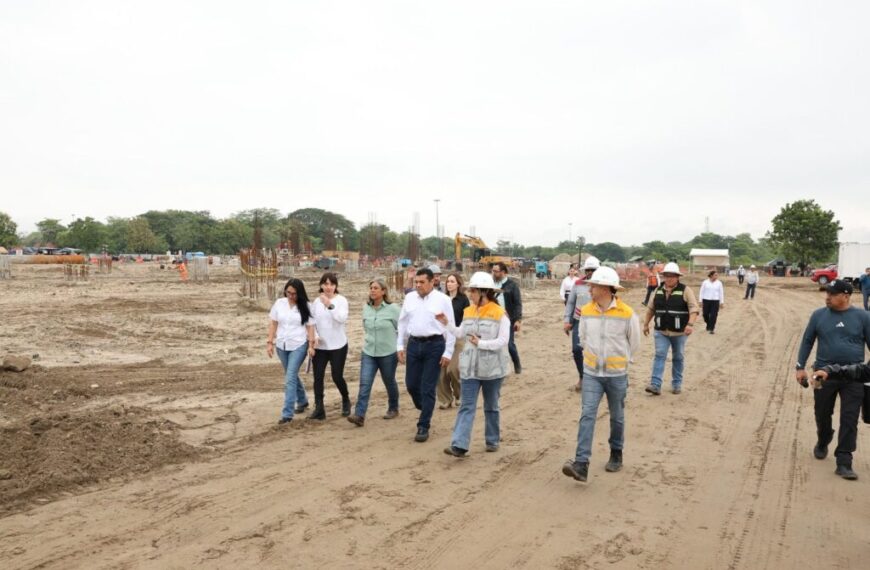 Supervisa Javier May&nbsp; construcción de C5 “Escudo Olmeca” y el Centro de Convenciones, obras del Plan Villahermosa 2030