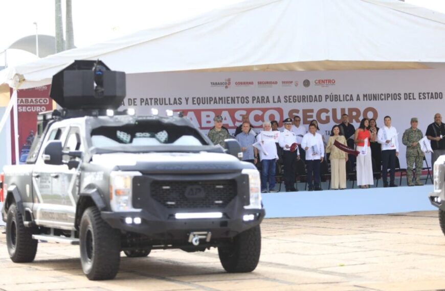 En Tabasco, no bajan los brazos y continúan reforzando la seguridad