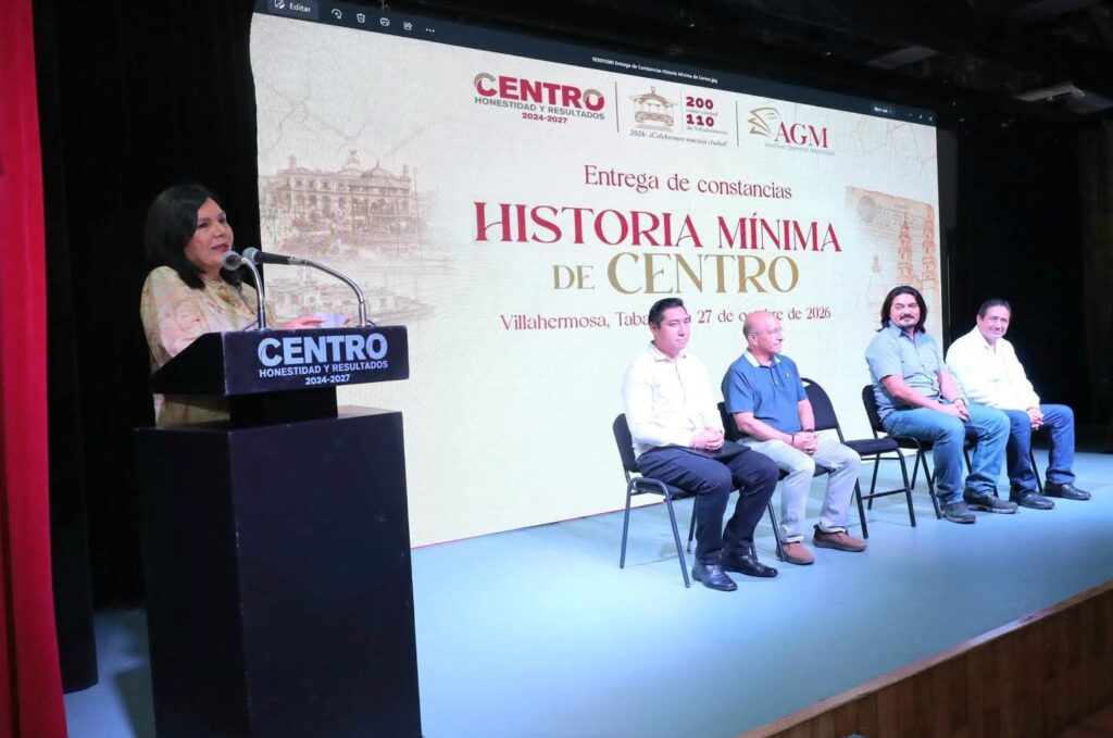 Fortalece Yolanda Osuna la identidad y memoria local con el curso “Historia mínima de Centro”