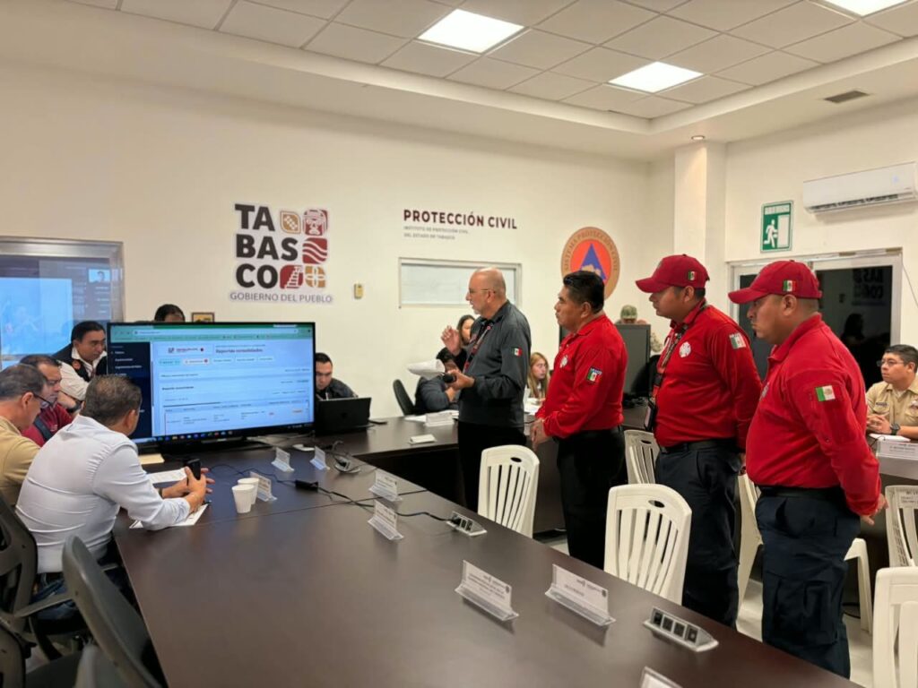 IPCET fortalece la prevención en Tabasco con el Primer Simulacro de Gabinete del COE y la plataforma Tiklayá