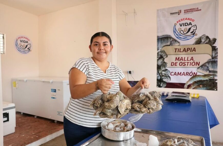 Pescando Vida abre quinto punto de venta y refuerza la autosuficiencia alimentaria de Tabasco